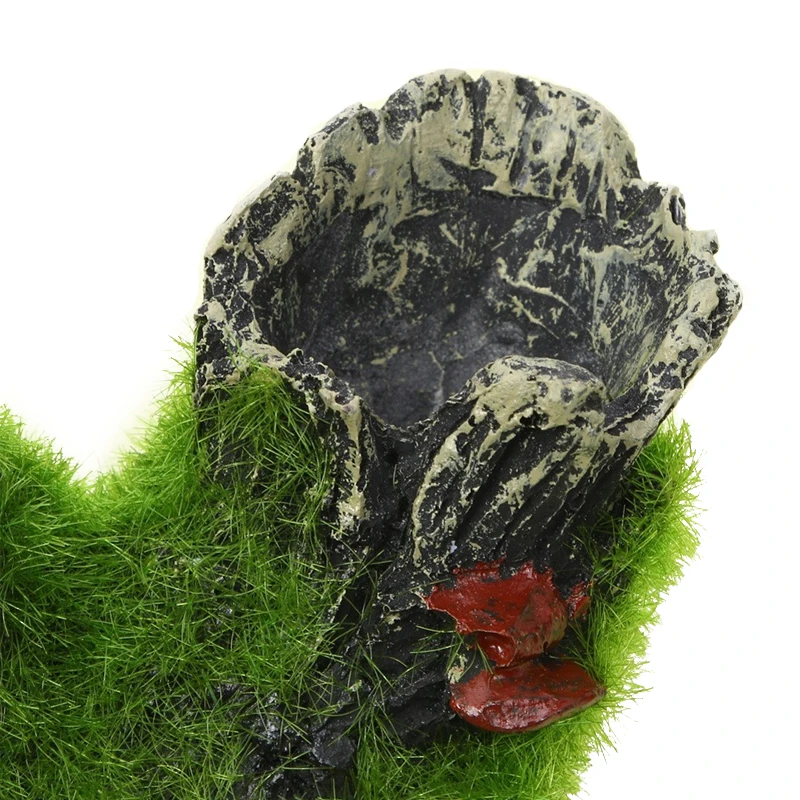 1PC Aquarium Tree Trunk Resin for Fish Tank Decoration for Hiding Shrimp and Fish Landscape Rock Hiding Cave Tree Decoration