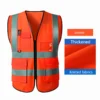 Safety High Visibility Reflective Vest Adjustable Reflective Security Vests Traffic Night Outdoor For Running Cycling Sports