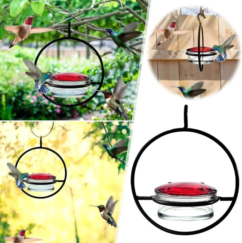 Wall Planter Birds Accessories Bird Feeders Outdoor Hummingbird Drinker Garden Feeder Flowerpot Hanger Drinking Feeding Supplies