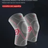 Professional Knee Support Compression Knee Sleeve Anti Slip Silicone Knee Braces for Knee Pain Meniscus Tear