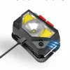 Rechargeable LED Headlamp Sensor Headlight With COB and LED Beads 8 Lighting Modes White and Red Light Fishing Light