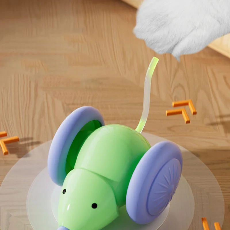 Popular cat electric toys, mouse, sports car, cat stick, self-exciting, cat stick, pet toys