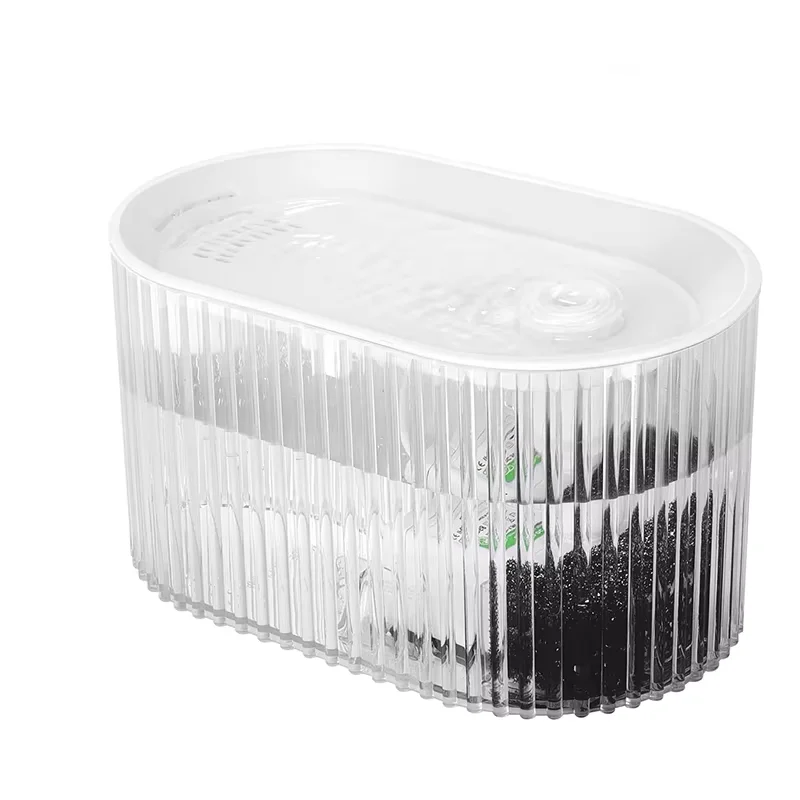 Pet Cat Fountain 1.35L Ultra Quiet Pet Water Fountain for Kitty Cat Dog Transparent Automatic Pet Water Dispenser Cat Products