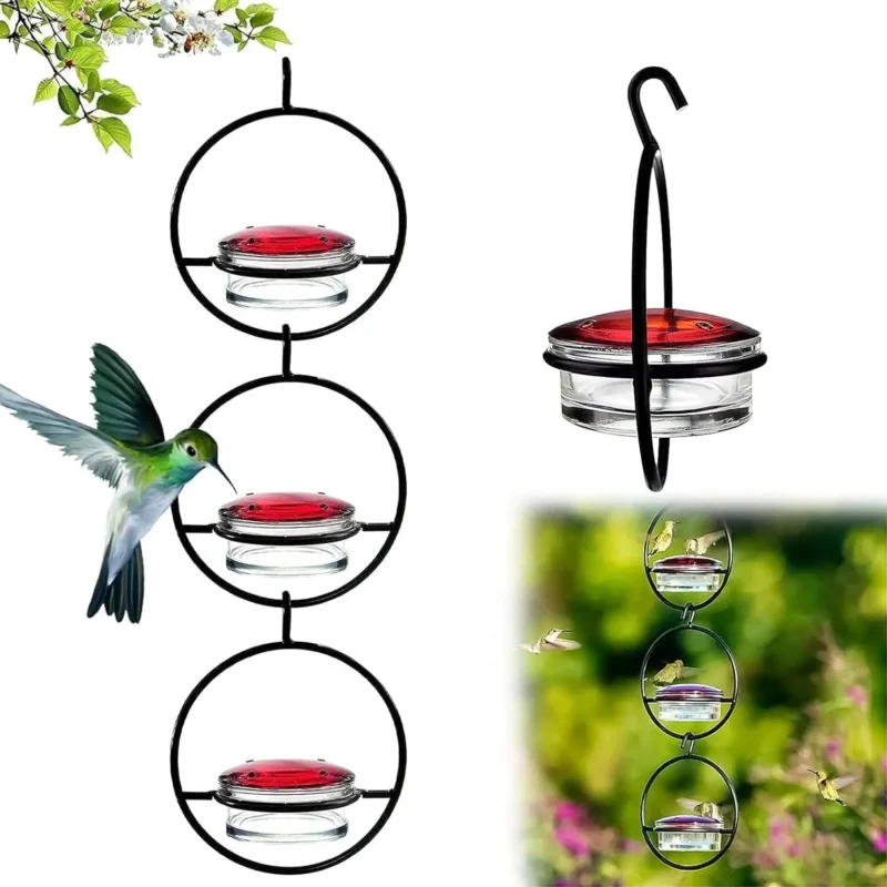 Wall Planter Birds Accessories Bird Feeders Outdoor Hummingbird Drinker Garden Feeder Flowerpot Hanger Drinking Feeding Supplies