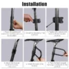 WEST BIKING Bicycle U Lock Anti-theft MTB Road Mountain Bike Lock Bicycle Accessories U-Locks Cycling Steel Security Bike Locks