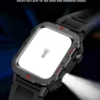 LAXASFIT Men Sports Smart Watch 1.71 Screen Blood Oxygen Bluetooth Talking Watch Multi Sport LED Flashlight Outdoor Smart Watch