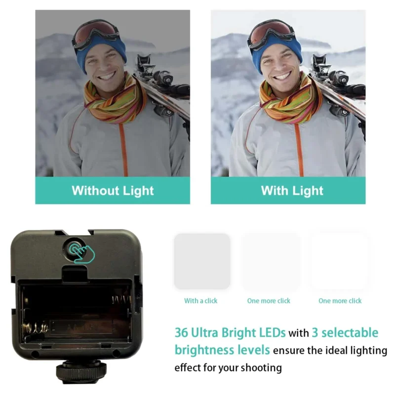 Smartphone Vlogging Kit for iPhone Android with Tripod Mini Microphone Starter Vlog kit for TikTok Live Stream Video YouTube