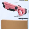 Electric Automatic Water Storage Gun Toys Portable Children Summer Beach Outdoor Fight Fantasy Spray Gun Toys Boy Kid Adult Game