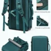 Woman travel backpack,waterproof 16 inch Business Laptop Backpack with Shoe Bag Hidden USB charging port Hiking camping backpack