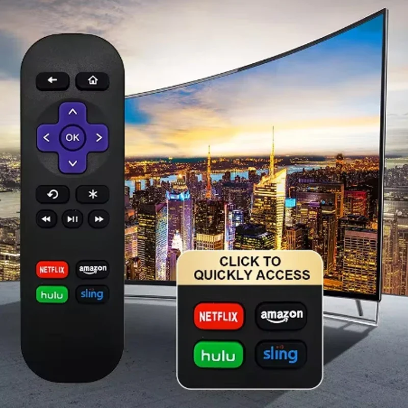 Rc680 Remote Control for Roku Express for Roku Premiere for Roku Box for Roku Play Roku 1 2 3 4 [Not for Any Stick Or TV]]