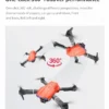 2024 E99Pro RC Drone 4K Professinal With 1080P Wide Angle HD Camera Foldable Helicopter WIFI FPV Height Hold Gift Toy