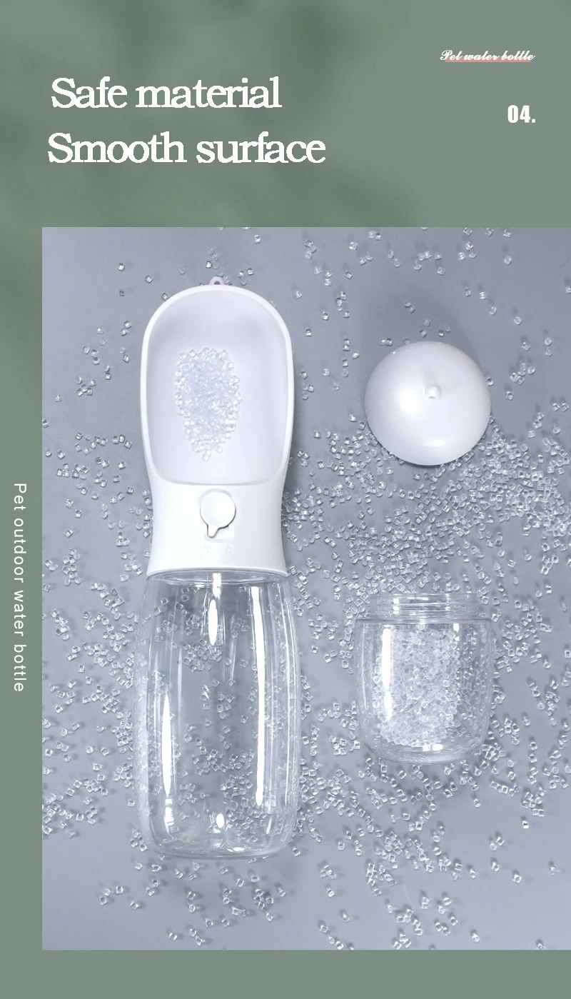Portable Water Bottle For Dogs Puppy Drinking Bottle Travel Pet Drinker Leakproof Dog Bowl Food Containers Dog Accessories
