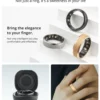 COLMI R10 Smart Ring with Charging Case for Men Women, Health and Sleep Monitor, 5ATM Waterproof, Multi-sport Mode