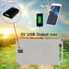 35W Sunpower Portable Solar Panel 5V Solar Plate WithUSB Safe Stabilize Charger ForPower Bank Phone Outdoor Camping Home RV Gift
