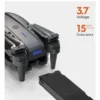 2024 E99Pro RC Drone 4K Professinal With 1080P Wide Angle HD Camera Foldable Helicopter WIFI FPV Height Hold Gift Toy