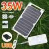 35W Sunpower Portable Solar Panel 5V Solar Plate WithUSB Safe Stabilize Charger ForPower Bank Phone Outdoor Camping Home RV Gift