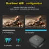 Global Version Mortal T1 Smart Streaming Media Player TV Box AllwinnerH313 Android13 2.4G&5G Wifi 4K  Bluetooth Google Assistant