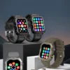 LAXASFIT Men Sports Smart Watch 1.71 Screen Blood Oxygen Bluetooth Talking Watch Multi Sport LED Flashlight Outdoor Smart Watch