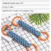 Pet dog toy Double-ring chewable cotton knot toy Tooth cleaning Durable braided bone rope Pet teething toy Pet supplies