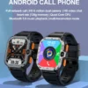 Valdus PGD Android Smart Watch Men GPS 16G/64G ROM Storage HD Dual Camera NFC 2G 4G SIM Card WIFI Wireless Fast Internet Access