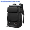 Woman travel backpack,waterproof 16 inch Business Laptop Backpack with Shoe Bag Hidden USB charging port Hiking camping backpack