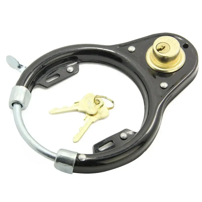 Bicycle U Shape Bike Cycle Wheel Scooter Motorbike Security Lock with 2 Keys Entertainment Cycling for Bike Accessories Sports