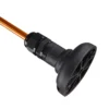 Kayak Safety Triangle Flag with Pole Mount Base High Visibility for Boat Fishing Warning Effect