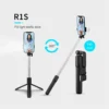 Portable Bluetooth Selfie Stick Tripod Holder with Remote Shutter Fill Light Extendable Wireless Remote Retractable Phone Stand