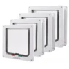 1pcs pet door, cat door, two-way access door, glass acrylic board, cat and dog house