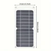 35W Sunpower Portable Solar Panel 5V Solar Plate WithUSB Safe Stabilize Charger ForPower Bank Phone Outdoor Camping Home RV Gift