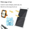 Solar Panel 30W  USB Type-C Waterproof Outdoor Hiking Camping Portable Battery Mobile Phone Charging Bank  Charging Panel  6.8V