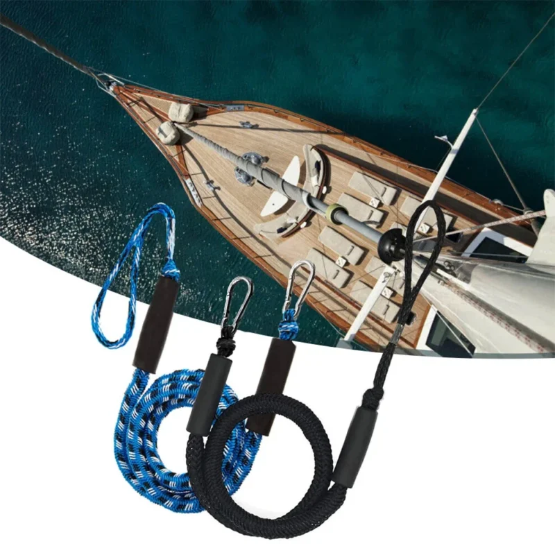 Boat Bungee Dock Lines Cords Docking Rope for Kayak Watercraft SeaDoo Jet Ski Pontoon Canoe Power Boat Mooring Rope Accessories