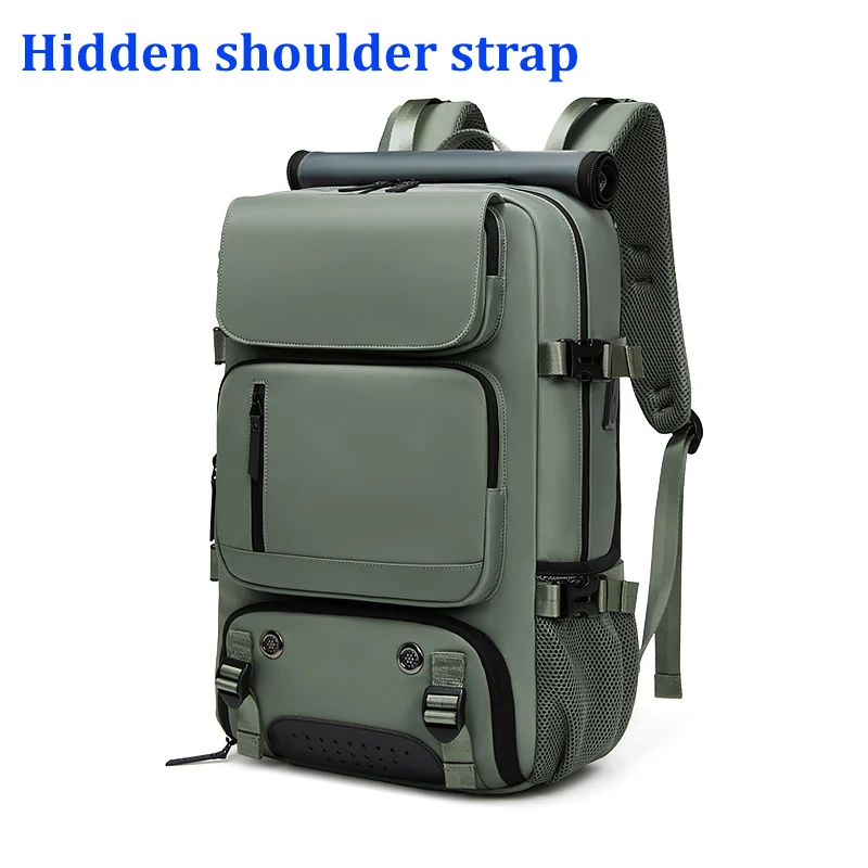 Woman travel backpack,waterproof 16 inch Business Laptop Backpack with Shoe Bag Hidden USB charging port Hiking camping backpack