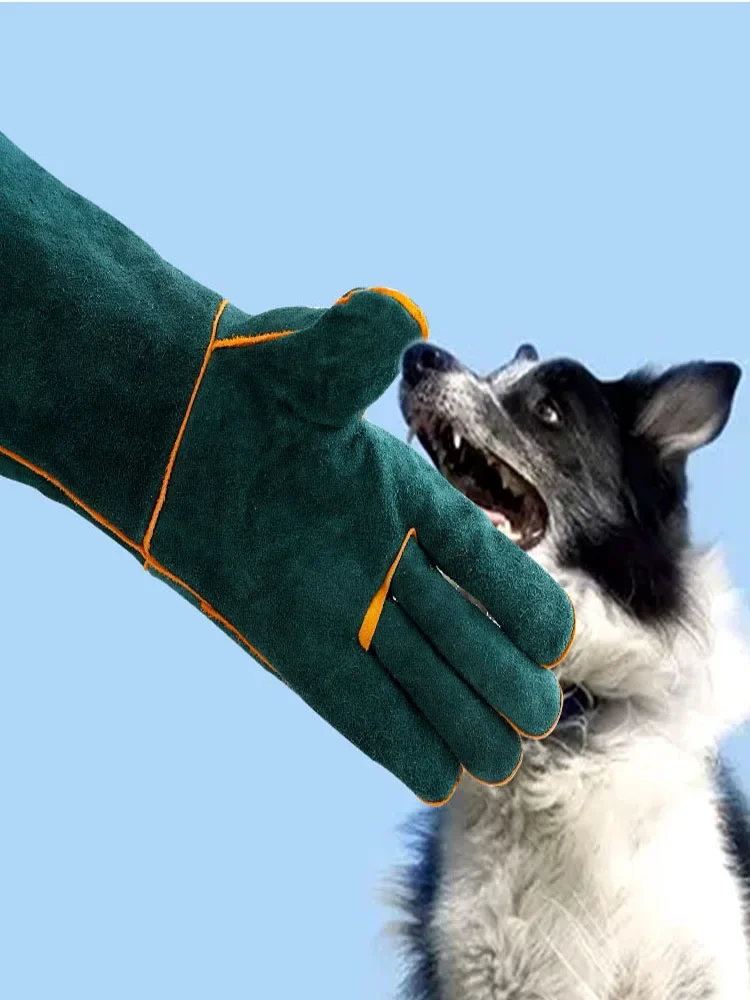 Bite resistant animal gloves Multi-purpose pet gloves Welding treatment training dog safety gloves