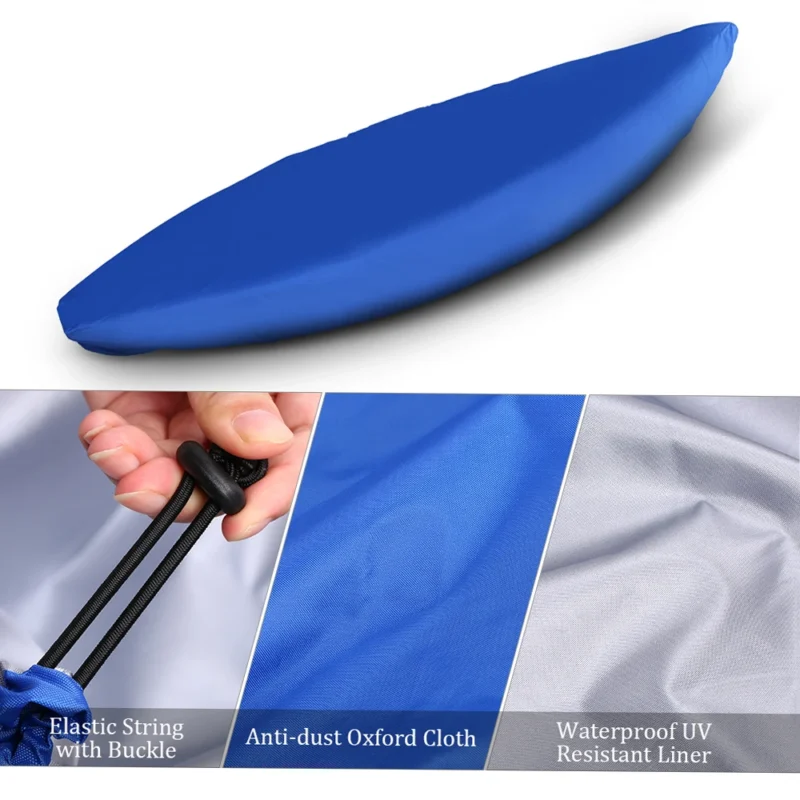 Professional Universal Kayak Cover Canoe Boat Waterproof UV Resistant Dust Storage Cover Shield kayak accessories
