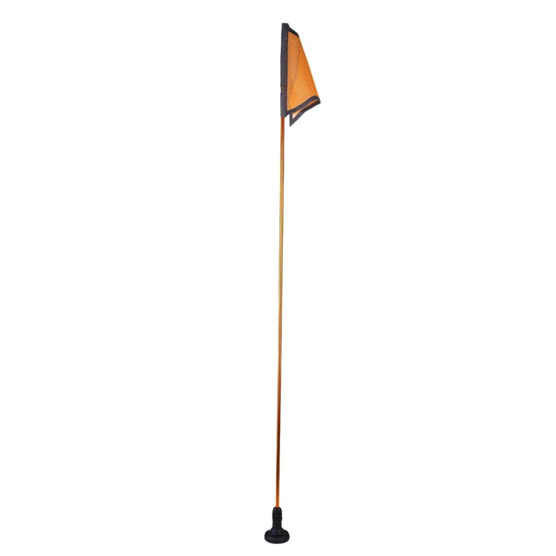 Kayak Safety Triangle Flag with Pole Mount Base High Visibility for Boat Fishing Warning Effect
