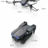 2024 E99Pro RC Drone 4K Professinal With 1080P Wide Angle HD Camera Foldable Helicopter WIFI FPV Height Hold Gift Toy