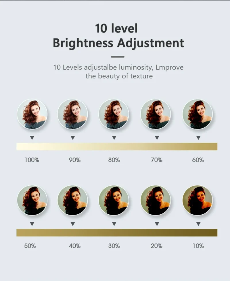 10inch Selfie Ring Light, Photography Fill Light Led Ring Lamp Ringlight for Video Recording Live Broadcast Selfie Led Lamp