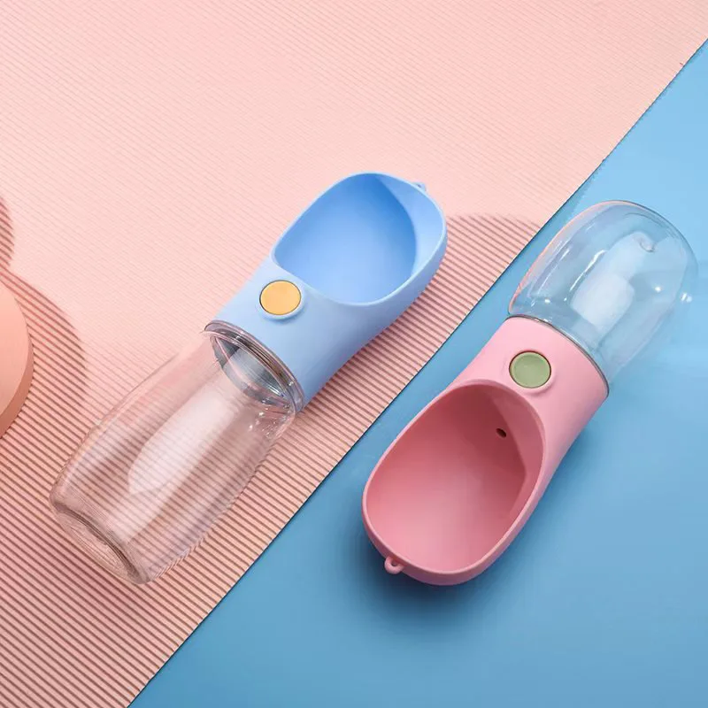 Portable Water Bottle For Dogs Puppy Drinking Bottle Travel Pet Drinker Leakproof Dog Bowl Food Containers Dog Accessories