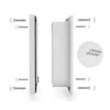 1pcs pet door, cat door, two-way access door, glass acrylic board, cat and dog house