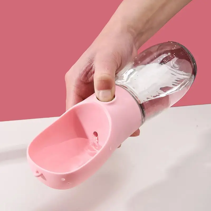 Portable Water Bottle For Dogs Puppy Drinking Bottle Travel Pet Drinker Leakproof Dog Bowl Food Containers Dog Accessories