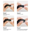 4 Digital Code Anti-Theft Bicycle Cable Lock Stainless Steel Security Locks Portable Combination Code Padlock
