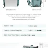 Woman travel backpack,waterproof 16 inch Business Laptop Backpack with Shoe Bag Hidden USB charging port Hiking camping backpack