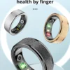 COLMI R10 Smart Ring with Charging Case for Men Women, Health and Sleep Monitor, 5ATM Waterproof, Multi-sport Mode