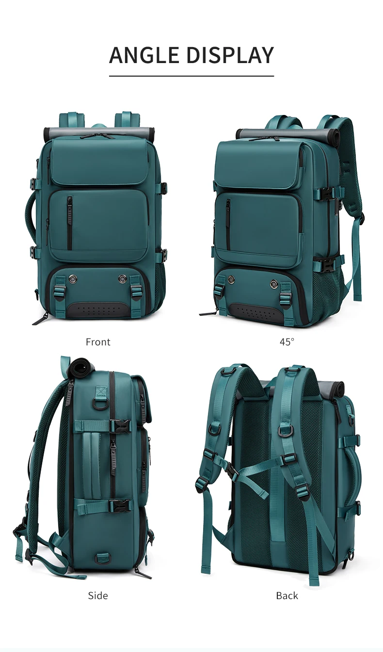 Woman travel backpack,waterproof 16 inch Business Laptop Backpack with Shoe Bag Hidden USB charging port Hiking camping backpack