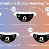 PaiPaitek Cat Training Collar,Cat Shock Collar with Remote ,Cat Stop Meowing Collar, Remote Control/Automatic Anti-Meow for Cats