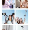 Magnetic Cell Phone Vlog Self Timer Monitor Screen Using Rear Camera Monitor For Live Streaming Creating Content Self-Timer
