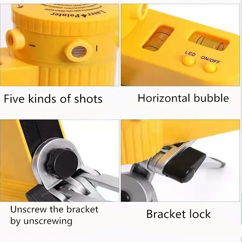 Infrared Tripod for Laser Level Leveler Point Digital IR Indicator Rotation Vertical Horizontal Line Powerful Measurement Tool