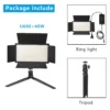 Nagnahz U800 LED Photo Studio Light for Tiktok Youbute Game Live Video Lighting Portable Video Recording Photography Panel Lamp
