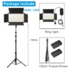 Nagnahz U800 LED Photo Studio Light for Tiktok Youbute Game Live Video Lighting Portable Video Recording Photography Panel Lamp